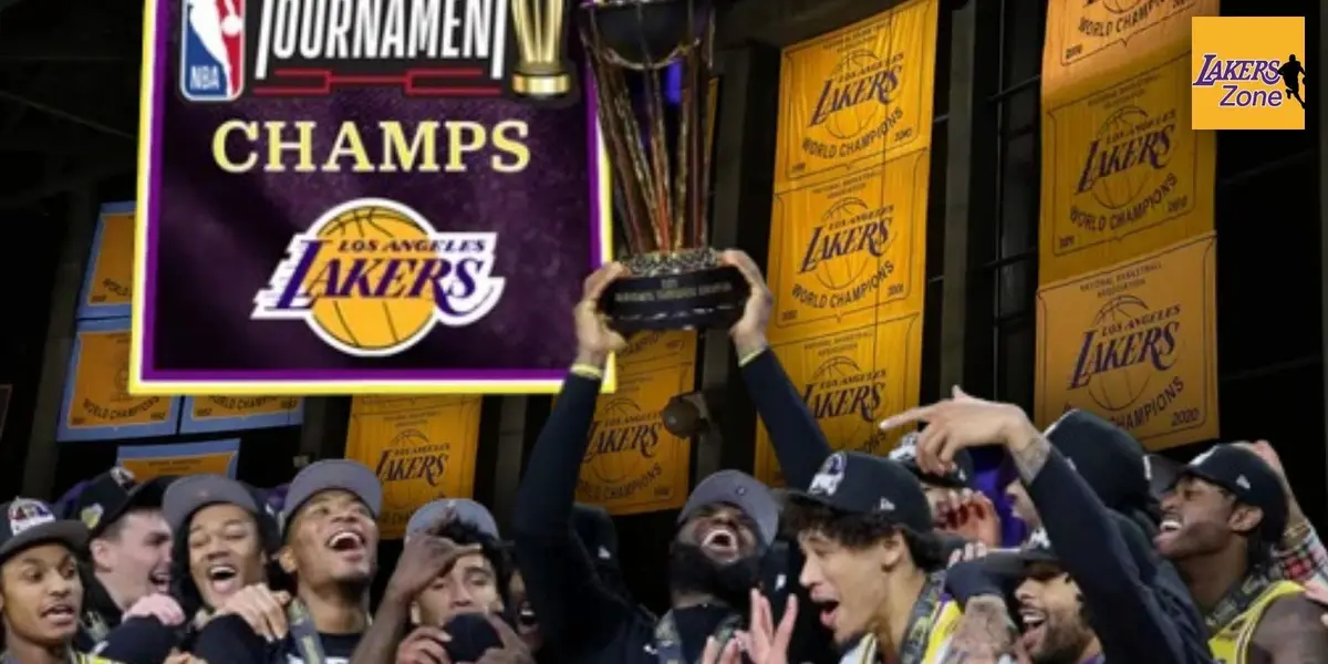 Despite the initial controversy, many fans believe the NBA is the one pushing the Lakers to hang the IST banner 