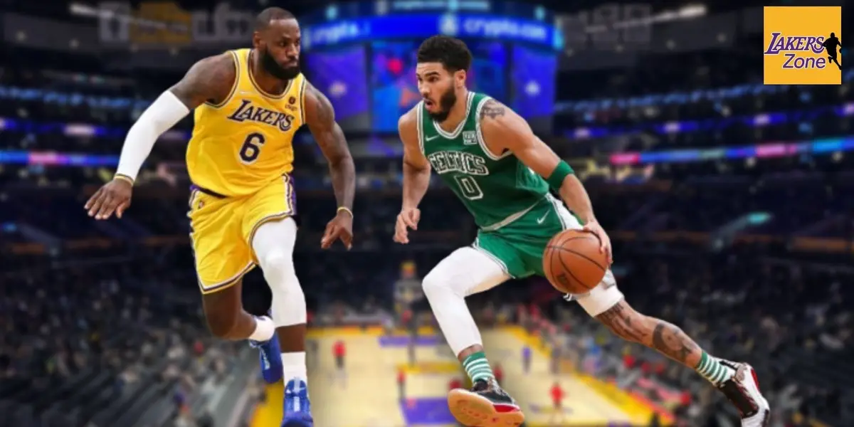 It's Christmas day and the Lakers will be facing the Boston Celtics, while LeBron James said he doesn't care, Jayson Tatum hypes the game