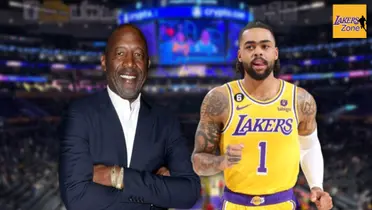 James Worthy and D'Angelo Russell