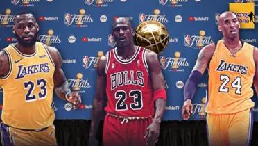 LeBron James, Michael Jordan and Kobe Bryant