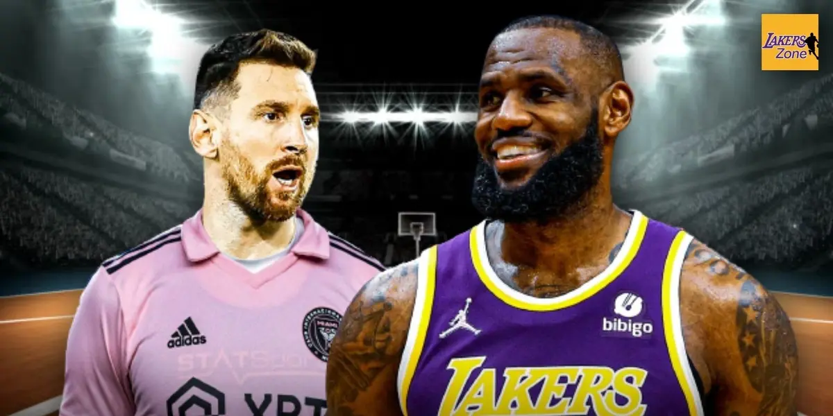 Loyal to his personality, LeBron James was present at the sports event of the month, Messi's debut in the US, supporting and also enjoying the game