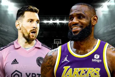 Loyal to his personality, LeBron James was present at the sports event of the month, Messi's debut in the US, supporting and also enjoying the game