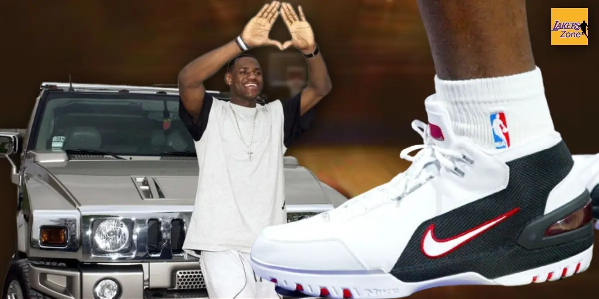 Many believed the first LeBron James signature shoes were inspired by his love for his Hummer, but the shoe designer has now revealed the true source of inspiration