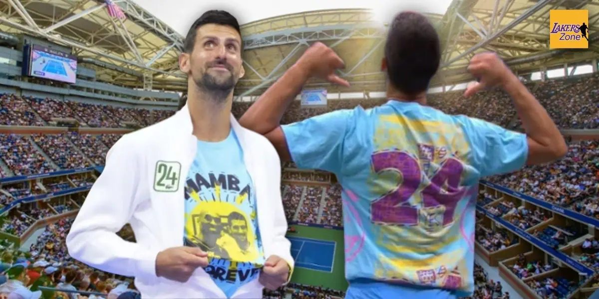 Novak Djokovic has just won the US Open and has shown his love and respect to Kobe Bryant again