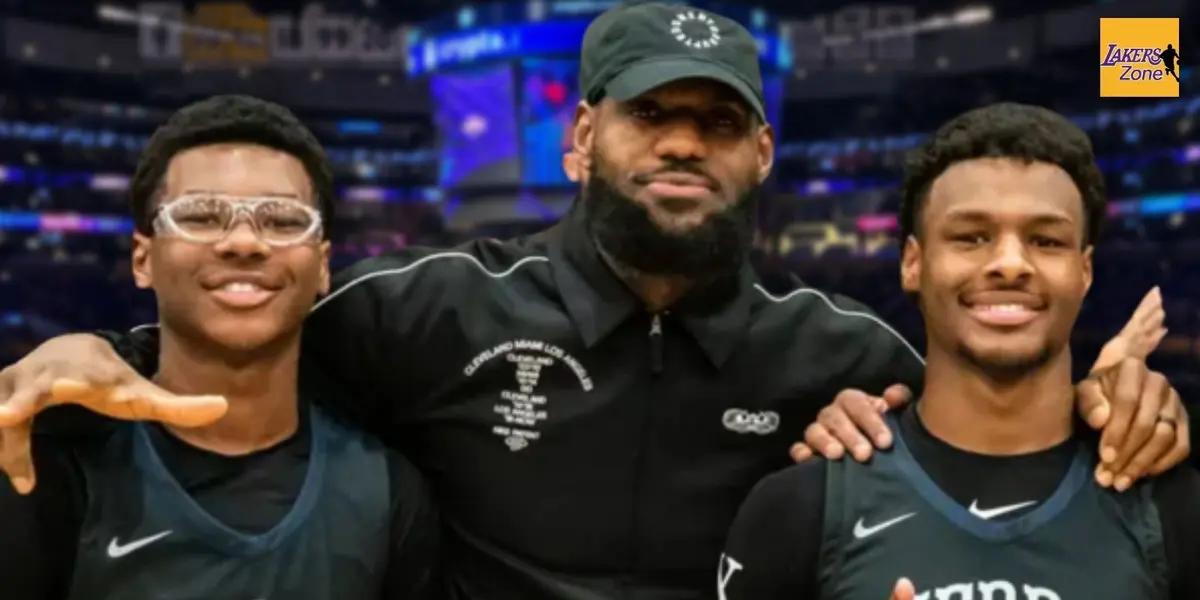 One of LeBron James' sons has made an important decision on his career path ahead of his future