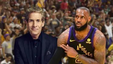 Skip Bayless and LeBron James