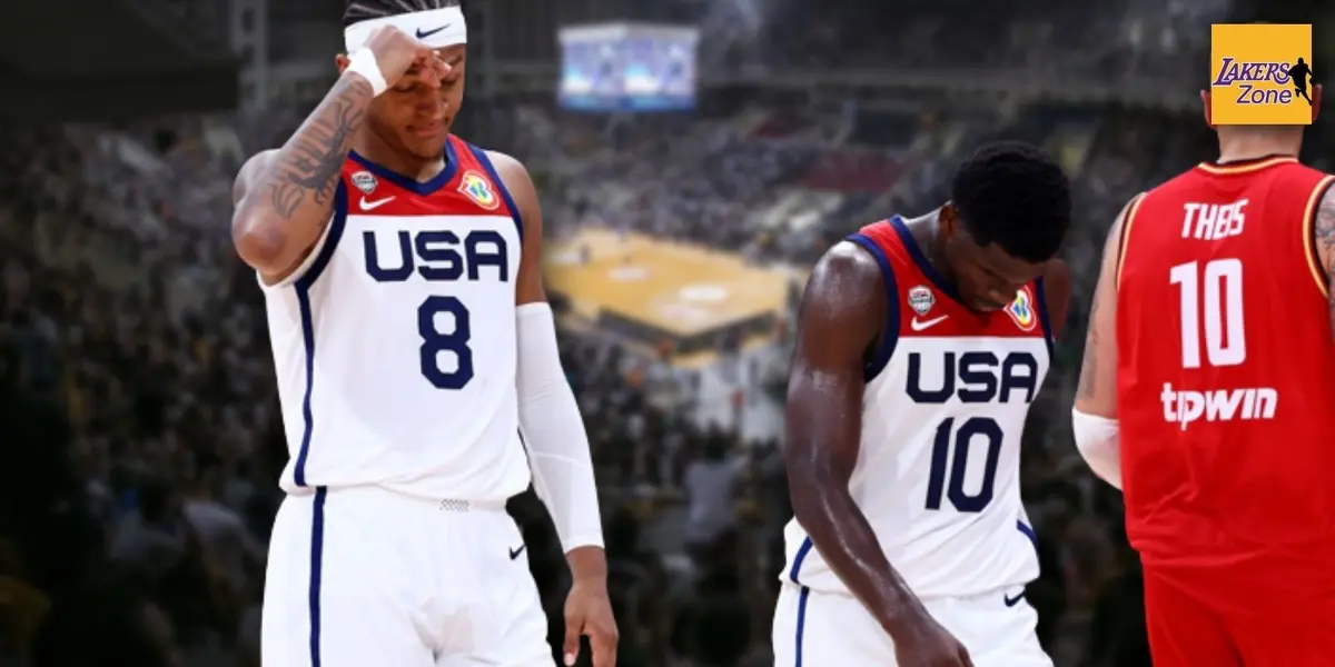 The basketball world was surprised with the Team USA defeat against Germany, and a Lakers legend reacted to it
