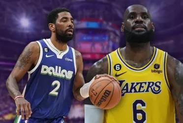 The Dallas Mavericks PG Kyrie Irving has shown some love for a Lakers star that isn't LeBron James