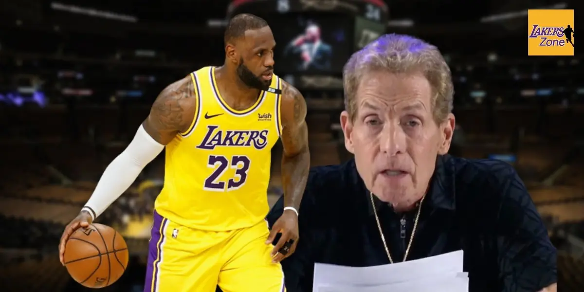The Fox Sports commentator Skip Bayless goes hard on LeBron James, again, this time because of the King's absence on Dwyane Wade's Hall of Fame enshrinement