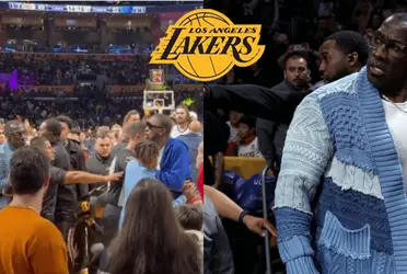 The Fox Sports ‘Undisputed’ co-host is a Lakers fan, and tonight in the half-time almost got into a fight for the team