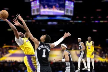 The LA Lakers didn't have their best player available as LeBron James was out of the game vs. Spurs