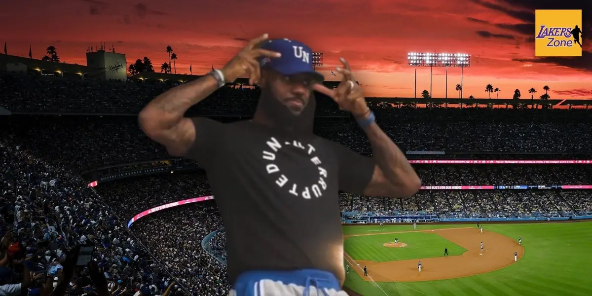 The LA Lakers superstar LeBron James attended last night's Dodgers game and inspired the team impressing the sports fans