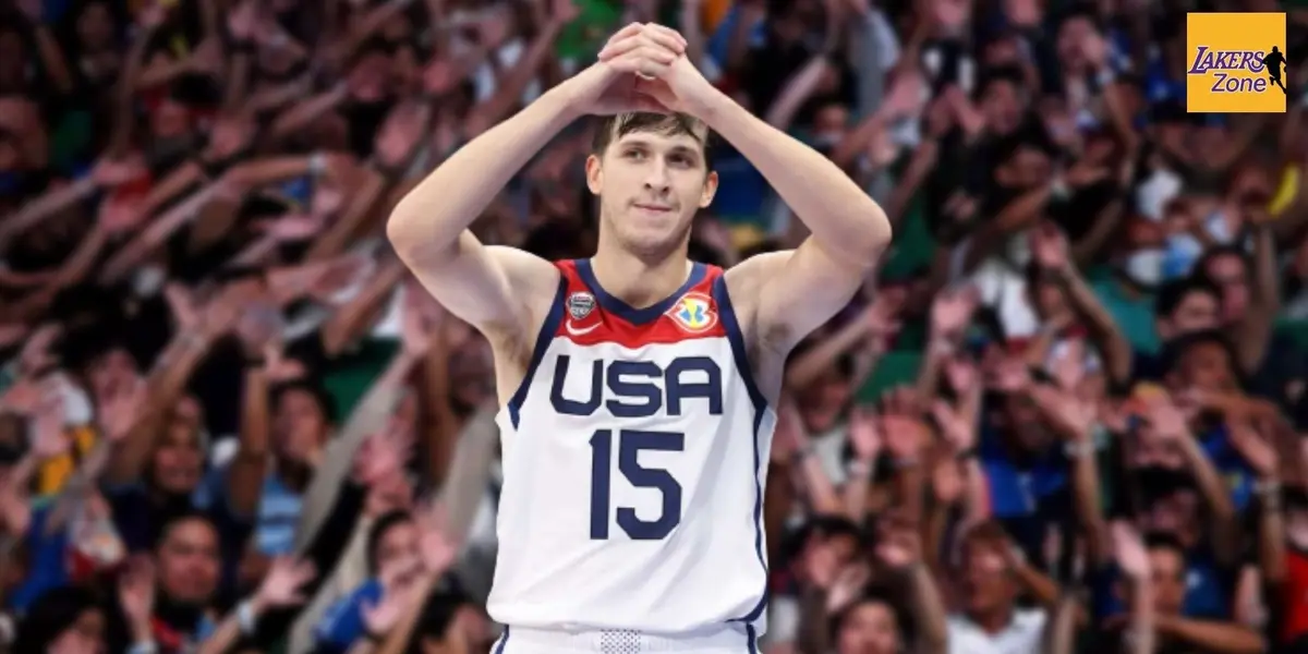 The Lakers guard who continues to impress with Team USA at the FIBA World Cup scored an impressive clutch bucket