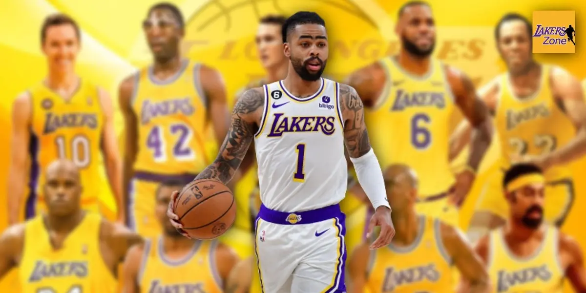 The Lakers PG D'Angelo Russell has compared two of the Lakers' greatest legends to the fan's surprise