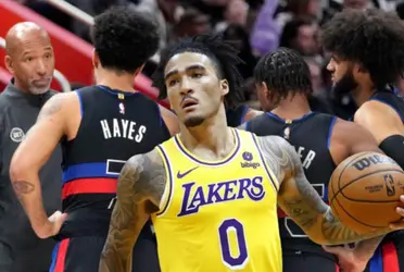 The Lakers rookie Jalen Hood-Schifino has finally been able to get his first minutes in the NBA, on his second game he surprised