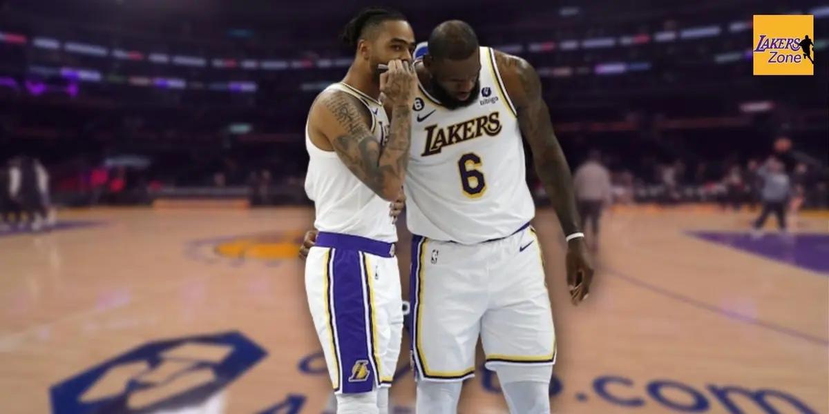 The Lakers want to win another championship title and the starting PG D'Angelo Russell has just given a low blow to his teammate LeBron James