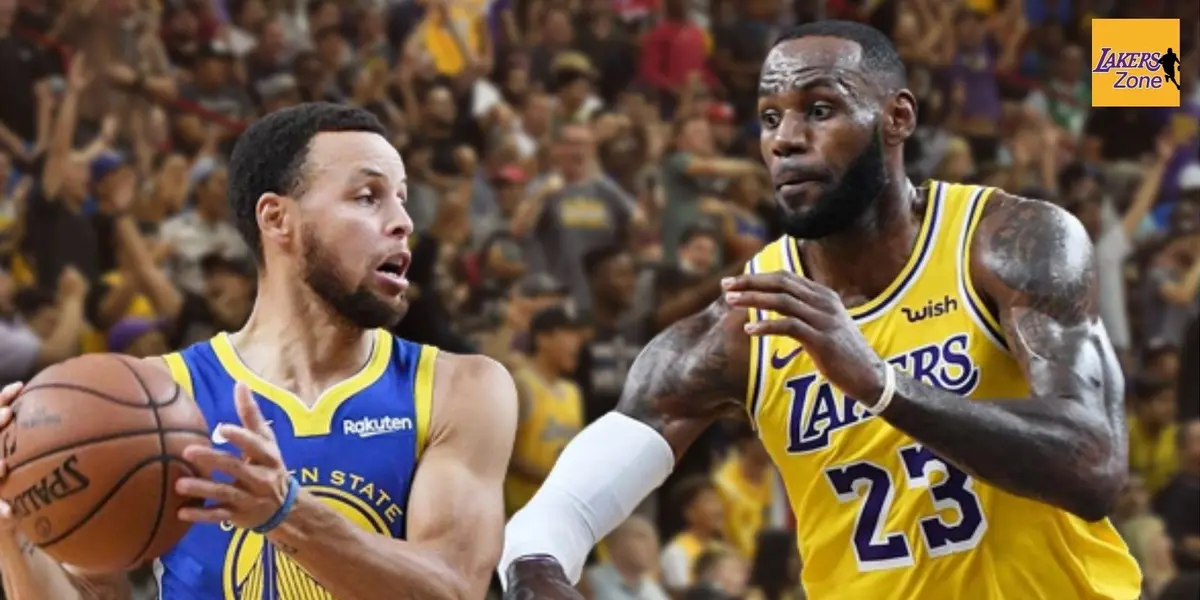 The LeBron James vs. Stephen Curry rivalry continues, this time with a record that currently the Warriors star has that the Lakers forward doesn't