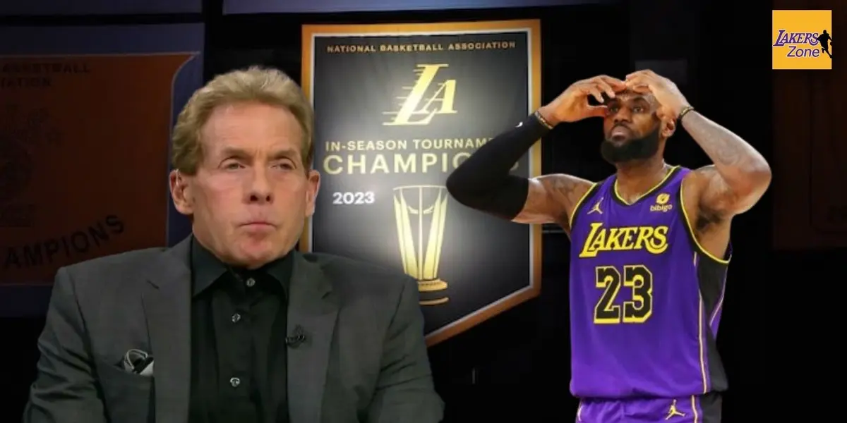 The 'Undisputed' analyst Skip Bayless keeps going after LeBron James and the Lakers hanging a banner for the IST