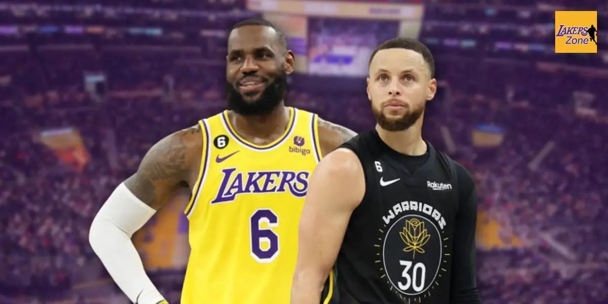 There's no doubt that LeBron James is one of the greatest and Stephen Curry just wants to be like the Lakers star, doing something James did first