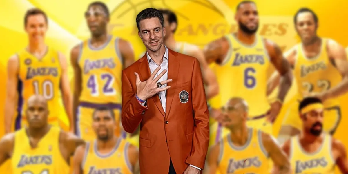 Tonight the purple and gold legend Pau Gasol will be inducted into the Basketball Hall of Fame, he joins the long list of Lakers greats