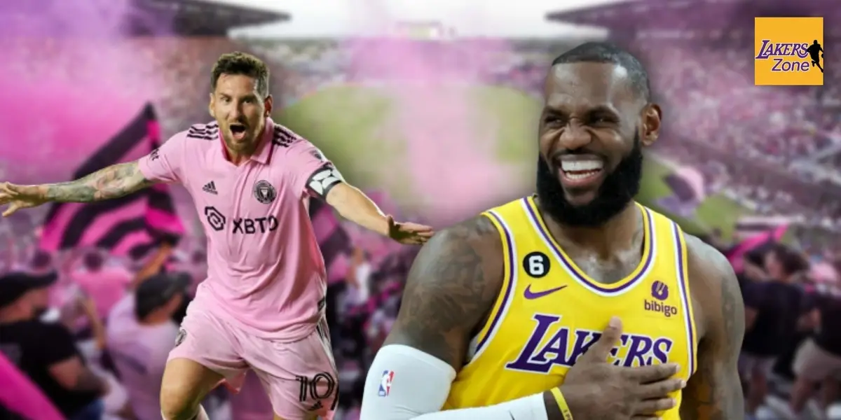 Two days ago, Messi had his debut, LeBron was there to see it, and his interaction afterward became epic