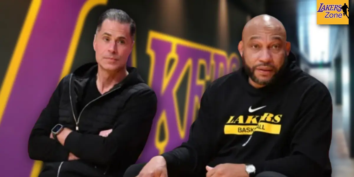 Rob Pelinka and Darvin Ham
