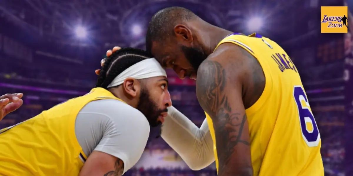 The purple and gold star LeBron James passed the torch to Anthony Davis the moment the New Orleans Pelicans star became a Lakers
