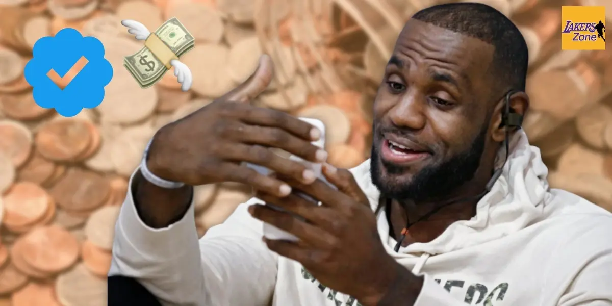 With Elon Musk buying Twitter, some changes are incoming, and the Lakers star refuses to pay extra for it