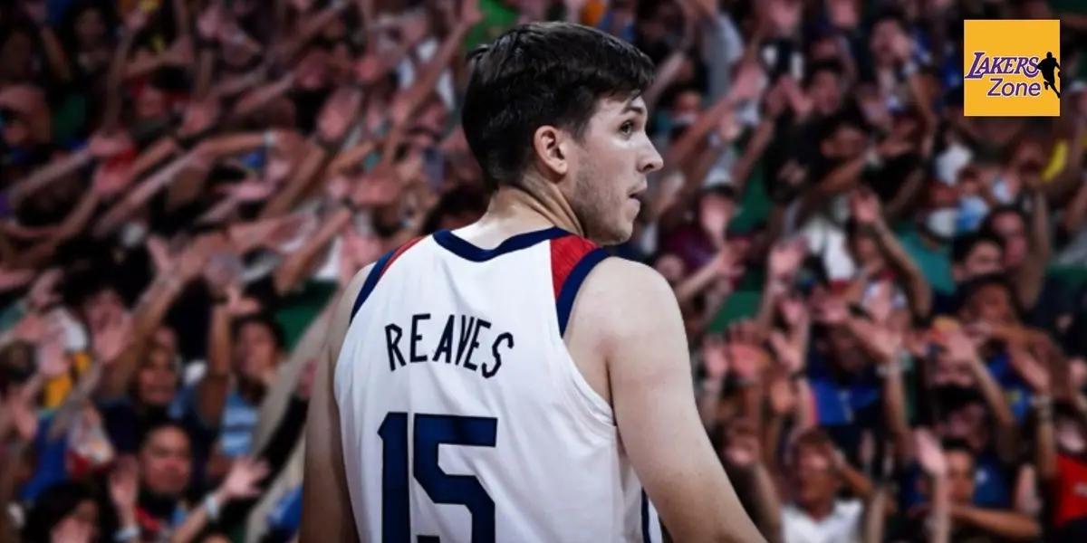 Austin Reaves is about to play with Team USA in the semifinals, a Lakers legend came to visit, and the purple and gold legacy continues