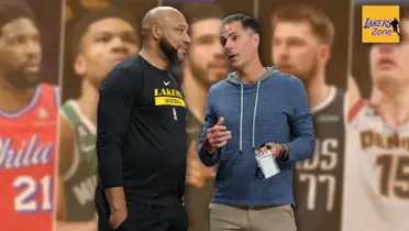 Darvin Ham and GM Rob Pelinka