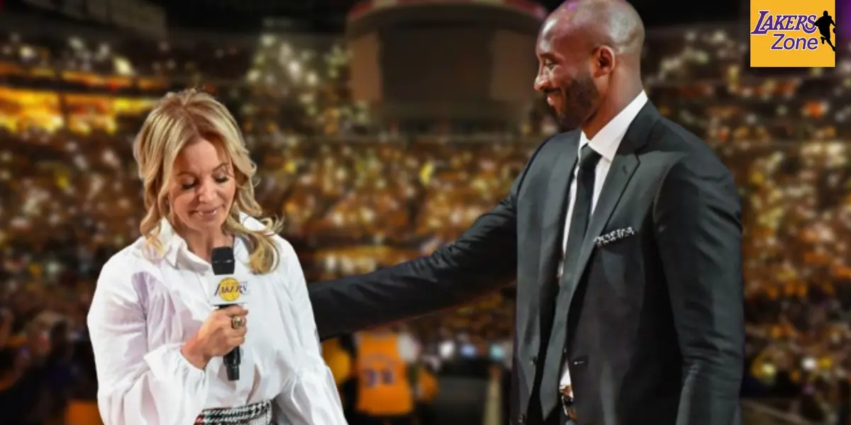 Jeanie Buss and Kobe Bryant