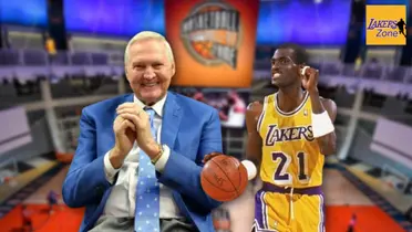 Jerry West and Michael Cooper