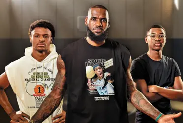 King James has been hyping up Bronny James for a long time now, and his son is now heading to College, but this time, he turned his attention to his younger son