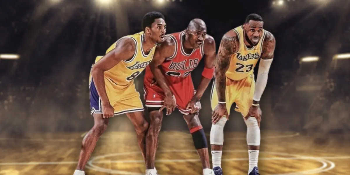 Kobe Bryant, Michael Jordan and LeBron James