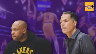 Lakers HC Darvin Ham and GM Rob Pelinka