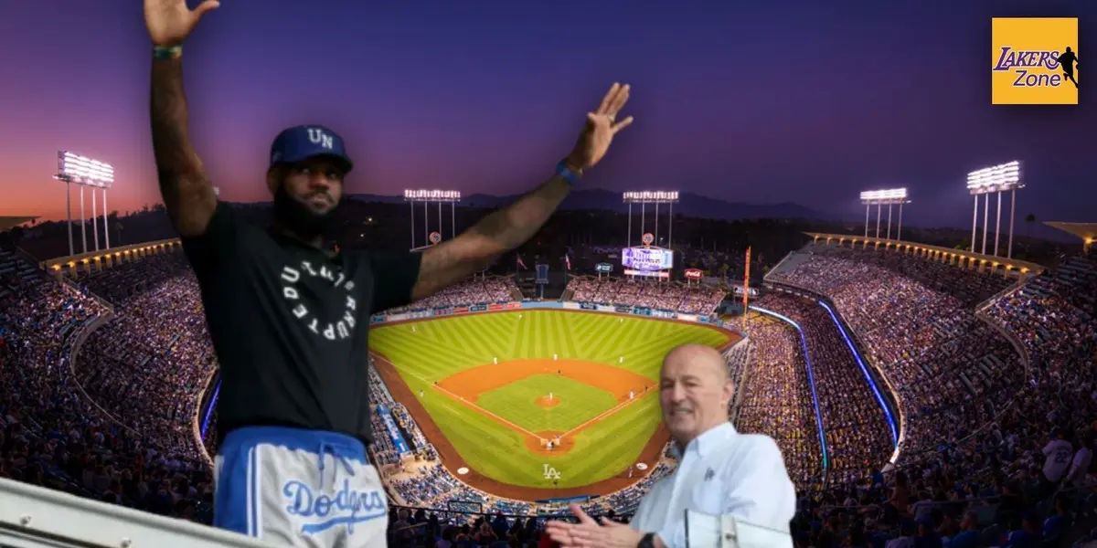 LeBron was at last night's game for the LA Dodgers, during the contest, James received a 100K check from the Dodgers President & CEO Stan Kasten, find out the reason why