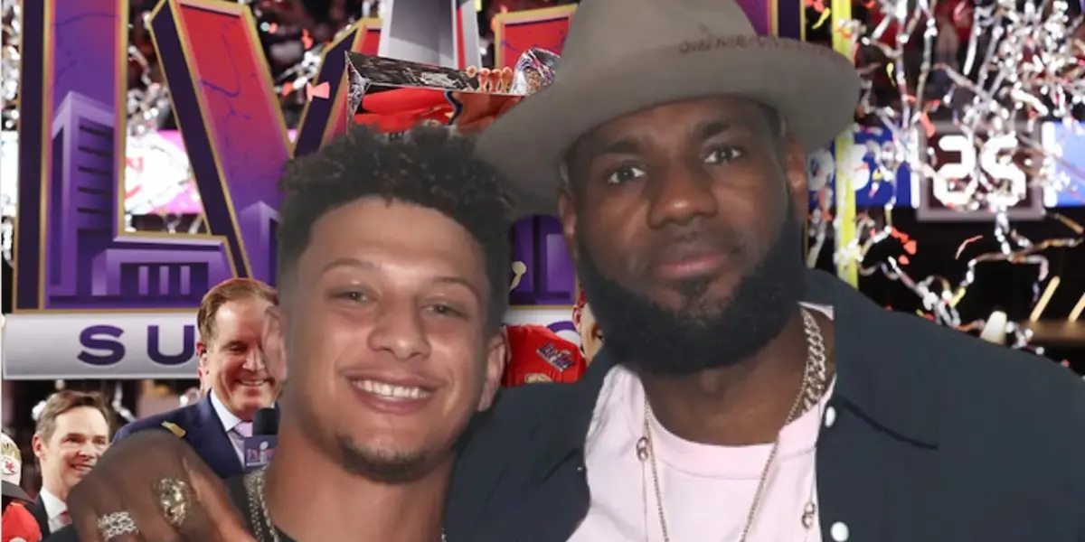 Patrick Mahomes and LeBron James