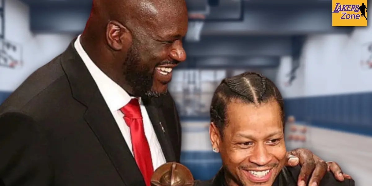 Shaquille O'Neal and Allen Iverson