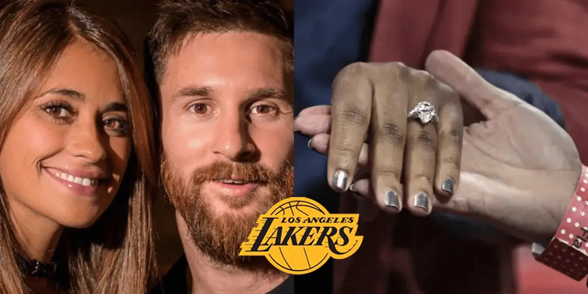 The athletes LeBron James and Messi have in common being married to their youth sweethearts, but they showed their love in different ways