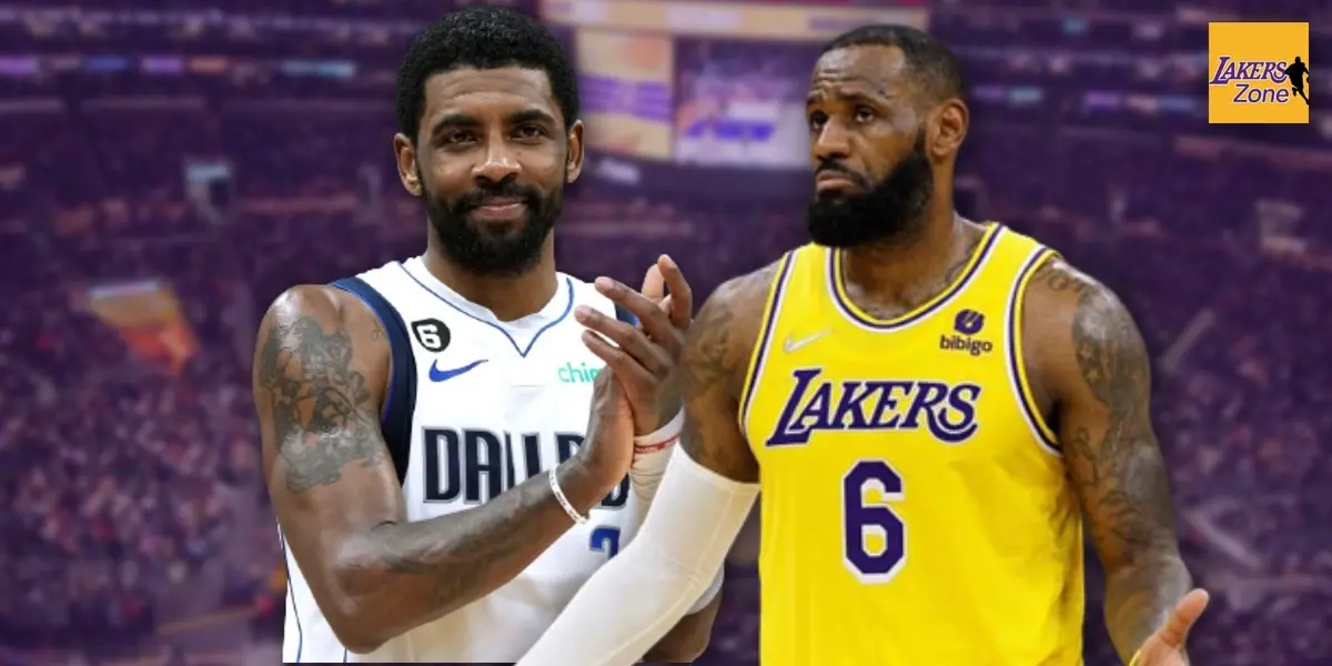 The LA Lakers star LeBron James is known to elevate the game of his teammates and Kyrie Irving is a prime example of it