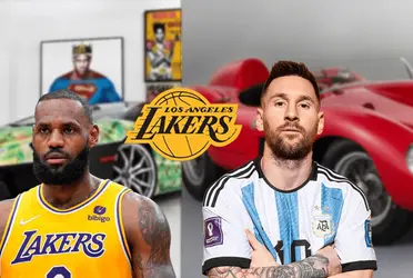 The Lakers superstar is known to have a luxury car collection, but it seems that Messi has gone beyond that with a single car