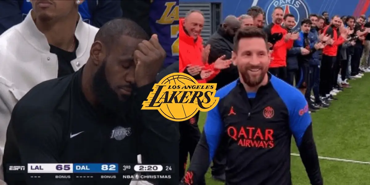 The Lakers superstar LeBron has shown his frustration with how the organization has been treating him, as opposed to what the PSG does with Messi