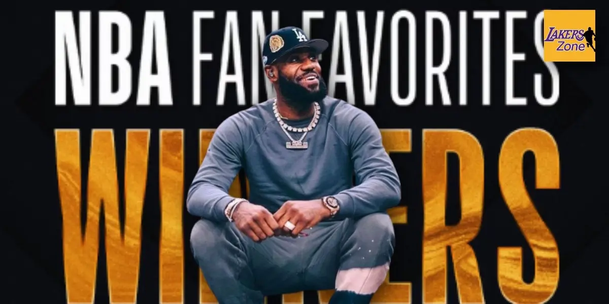 The Lakers superstar LeBron James has received an award from the fans but wasn't what he expected