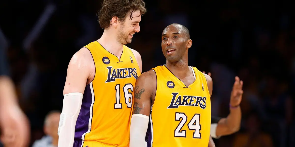 We recall Kobe Bryant’s compliments to Pau Gasol after the announcement of jersey retirement by the Lakers.